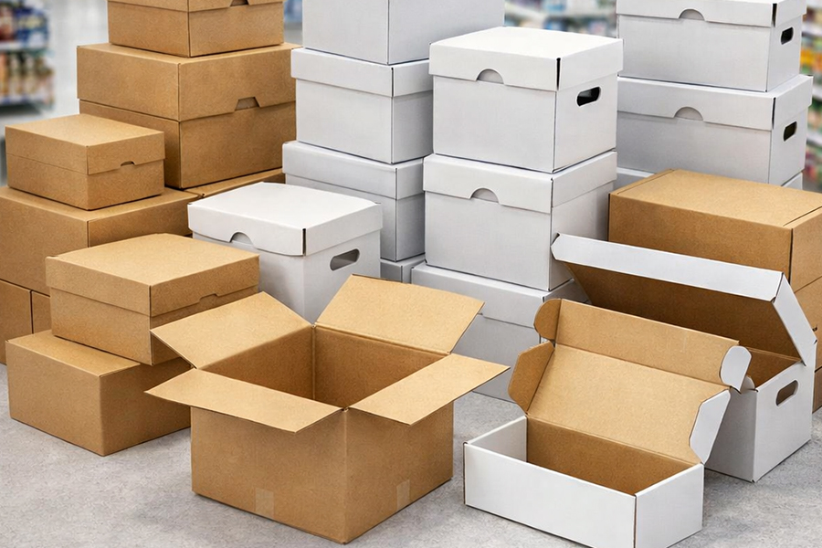 Industrial Kraft Cardboard and Box - Vivona